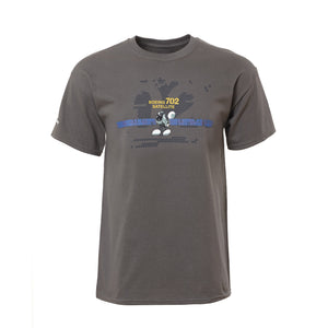 702 Satellite Graphic Profile T-shirt