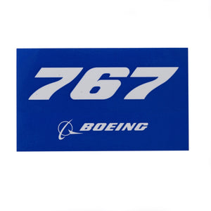 767 Blue Sticker