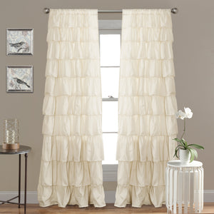 Ruffle Window Curtain